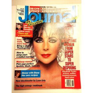 Journal Magazine Nov 1988 Elizabeth Taylor Liz JFK Oswald Conspiracy Princess Di